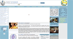 Desktop Screenshot of investmyanmar.biz